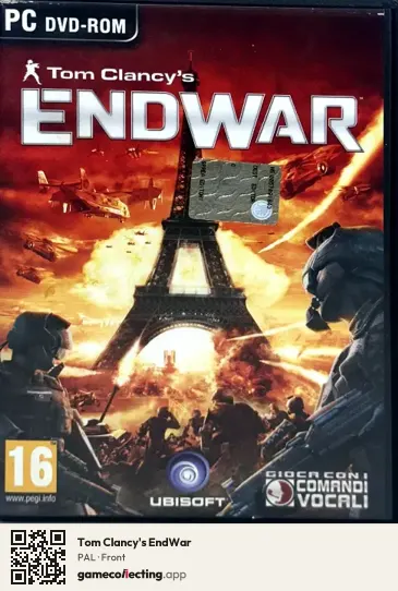 Tom Clancy's EndWar Computer, PAL box front