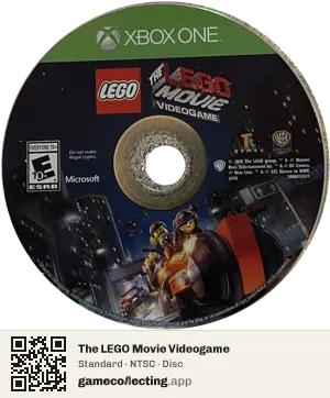 The LEGO Movie Videogame Xbox One, NTSC disc