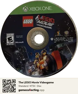 The LEGO Movie Videogame Xbox One, NTSC disc