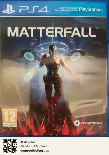 Matterfall PlayStation 4, PAL box front