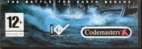 Maelstrom: The Battle for Earth Begins, the PEGI square on its front