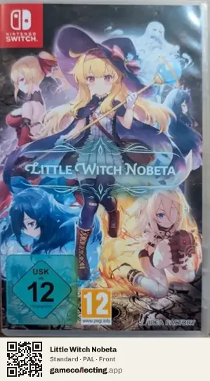 Little Witch Nobeta Nintendo Switch, PAL box front