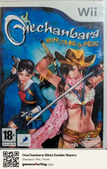 OneChanbara: Bikini Zombie Slayers Nintendo Wii, PAL box front