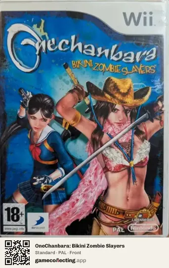 OneChanbara: Bikini Zombie Slayers Nintendo Wii, PAL box front