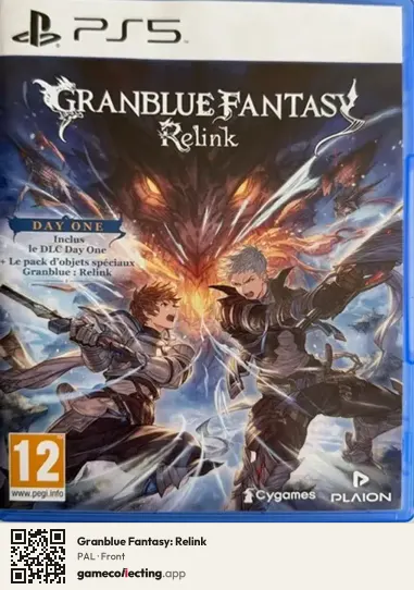 Granblue Fantasy: Relink PlayStation 5, PAL box front