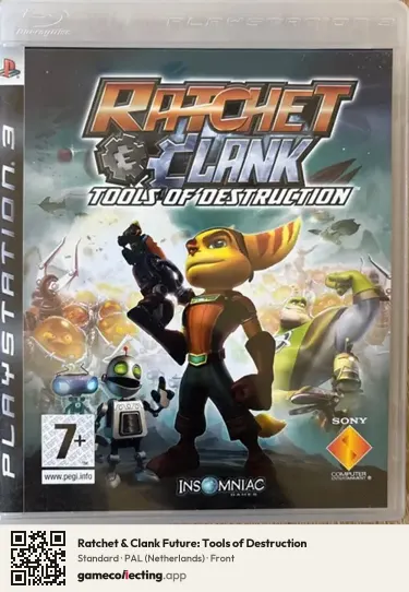 Ratchet & Clank Future: Tools of Destruction PlayStation 3, Netherlands box front