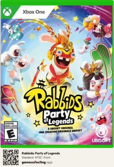 Rabbids: Party of Legends Xbox One, NTSC box front
