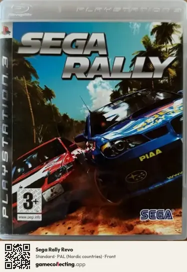 Sega Rally Revo PlayStation 3, Nordic countries box front