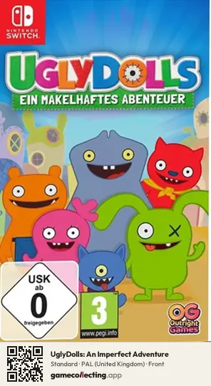 UglyDolls: An Imperfect Adventure Nintendo Switch, United Kingdom box front