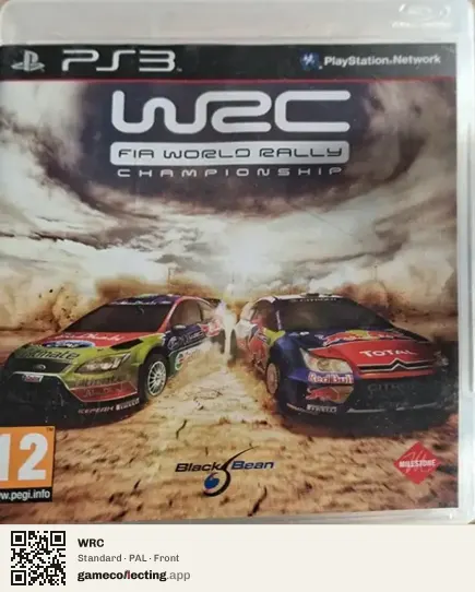 WRC PlayStation 3, PAL box front