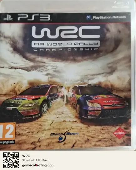 WRC PlayStation 3, PAL box front