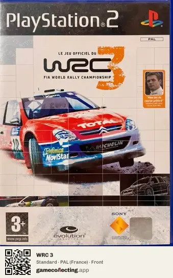 WRC 3 PlayStation 2, France box front