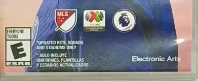 FIFA 22, the ESRB box on its front