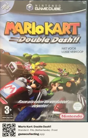 Mario Kart: Double Dash!! Nintendo GameCube, Netherlands box front