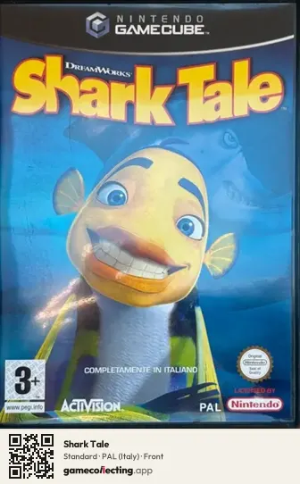 Shark Tale Nintendo GameCube, Italy box front