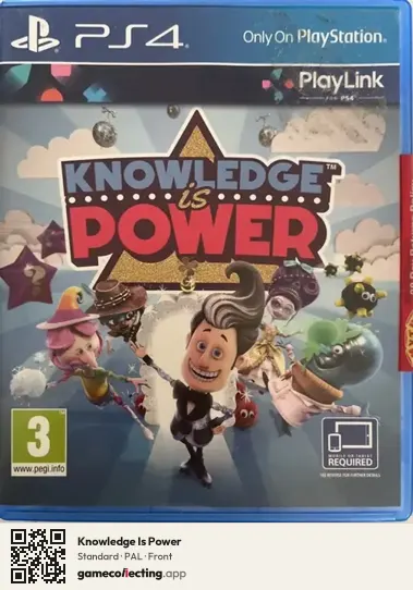 Knowledge Is Power PlayStation 4, PAL box front