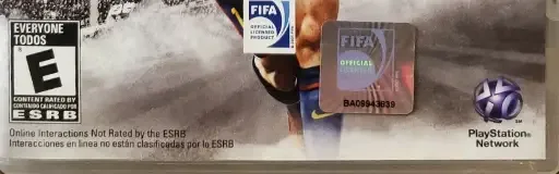 FIFA 13, the ESRB box on its front