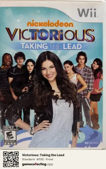 Victorious: Taking the Lead Nintendo Wii, NTSC box front
