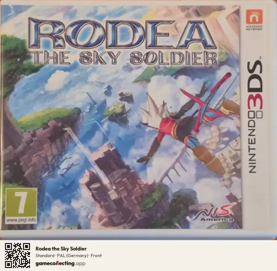 Rodea the Sky Soldier Nintendo 3DS, Germany box front