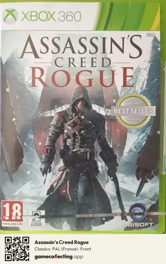 Assassin's Creed Rogue Xbox 360, France box front