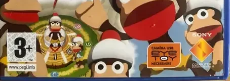 EyeToy: Monkey Mania, the PEGI square on its front