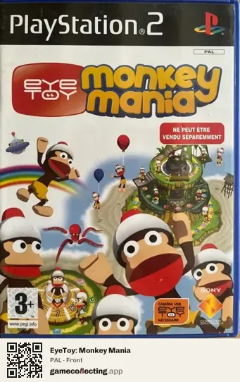 EyeToy: Monkey Mania PlayStation 2, PAL box front