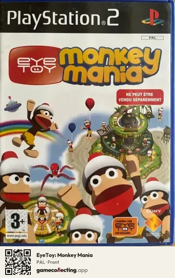 EyeToy: Monkey Mania PlayStation 2, PAL box front
