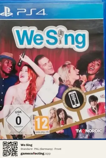 We Sing PlayStation 4, Germany box front