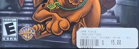Scooby-Doo! Mystery Mayhem, the ESRB box on its front