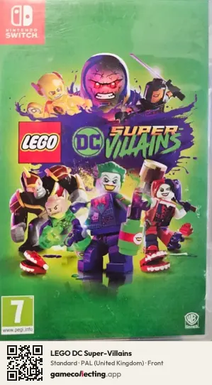LEGO DC Super-Villains Nintendo Switch, United Kingdom box front