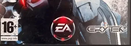 Crysis, the PEGI square on its front