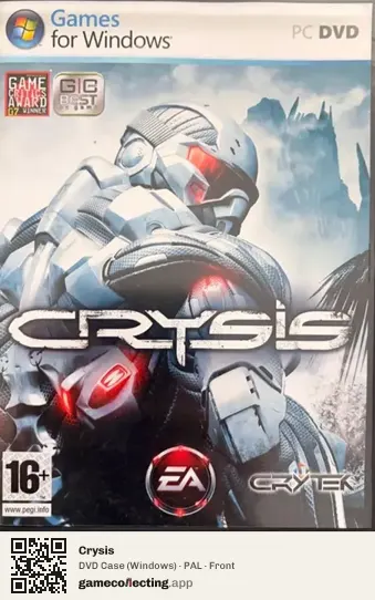 Crysis Computer, PAL box front