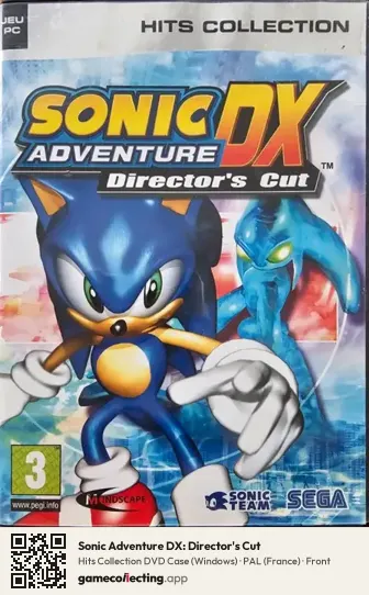 Sonic Adventure DX: Director's Cut Computer, France box front