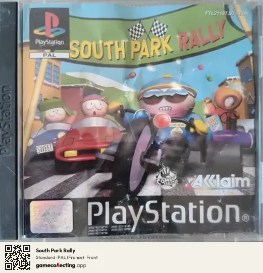 South Park Rally PlayStation, France box front