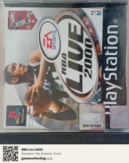 NBA Live 2000 PlayStation, France box front