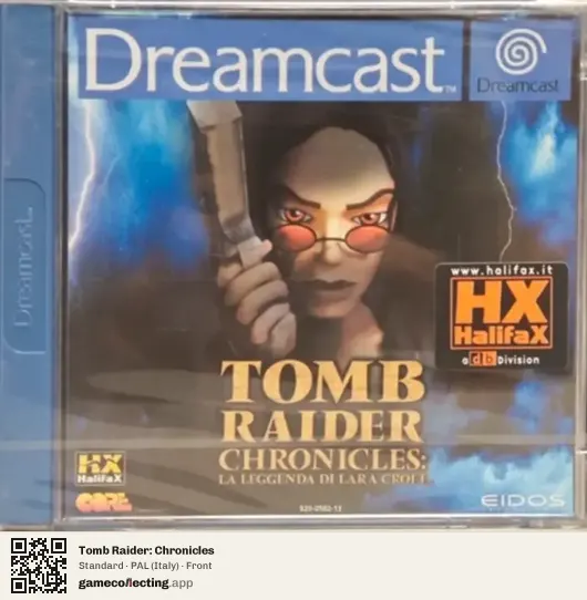 Tomb Raider: Chronicles Sega Dreamcast, Italy box front