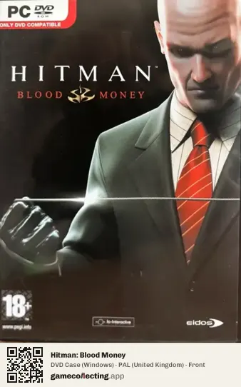 Hitman: Blood Money Computer, United Kingdom box front
