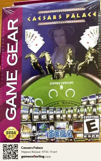 Caesars Palace Sega Game Gear, NTSC box front