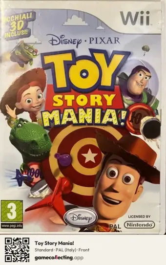 Toy Story Mania! Nintendo Wii, Italy box front