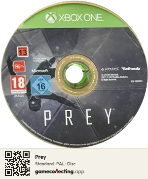 Prey Xbox One, PAL disc