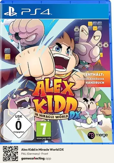 Alex Kidd in Miracle World DX PlayStation 4, Germany box front