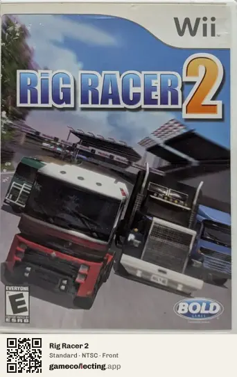Rig Racer 2 Nintendo Wii, NTSC box front