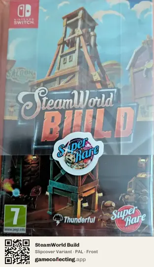 SteamWorld Build Nintendo Switch, PAL box front