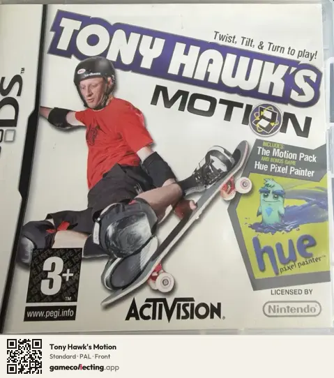 Tony Hawk's Motion Nintendo DS, PAL box front
