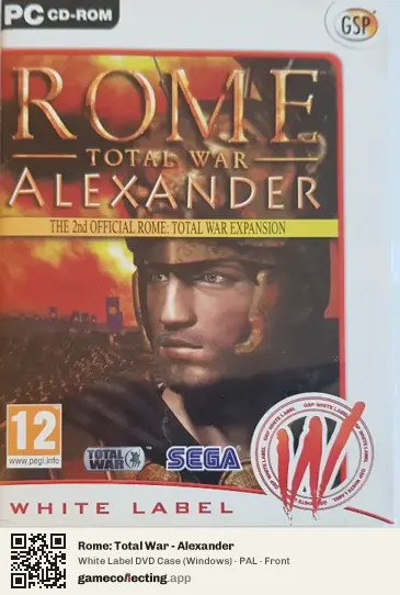 Rome: Total War - Alexander Computer, PAL box front