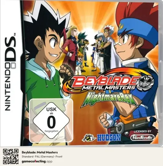 Beyblade: Metal Masters Nintendo DS, Germany box front