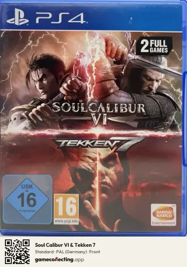 Soul Calibur VI & Tekken 7 PlayStation 4, Germany box front