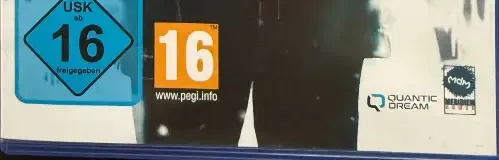 Indigo Prophecy, the USK square on its front