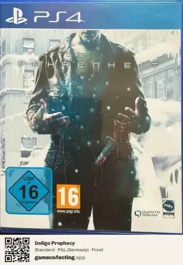 Indigo Prophecy PlayStation 4, Germany box front