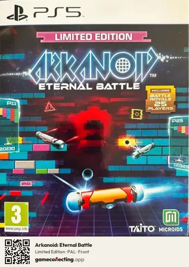 Arkanoid: Eternal Battle PlayStation 5, PAL box front